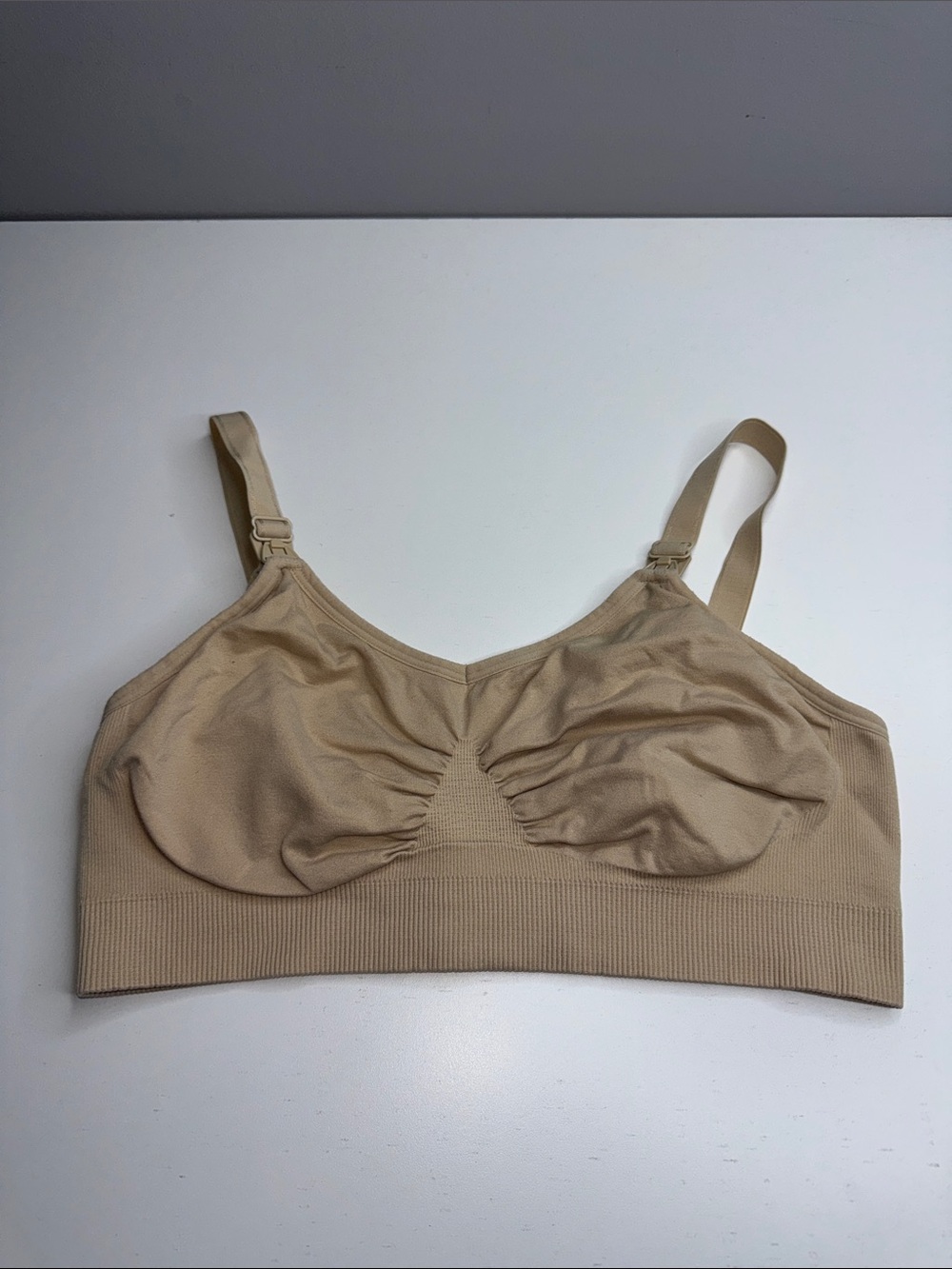 Hofish Nude Seamless Nursing Bra Maternity Comfort Lounge Bra View 2